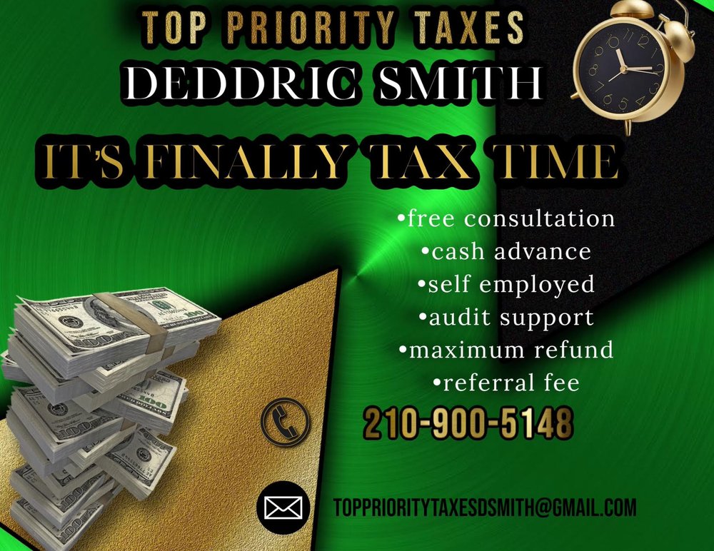 TOP PRIORITY TAXES Updated July 2024 Request a Quote Katy, Texas