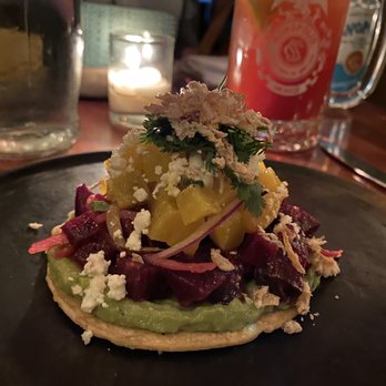 Claro - Tostada Remolacha - Mexican Near Me - Brooklyn, New York Claro - Tostada Remolacha - Mexican Near Me - Brooklyn, New York