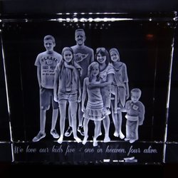 ArtPix 3D - Our entire family - including our first son who died before the others were born.