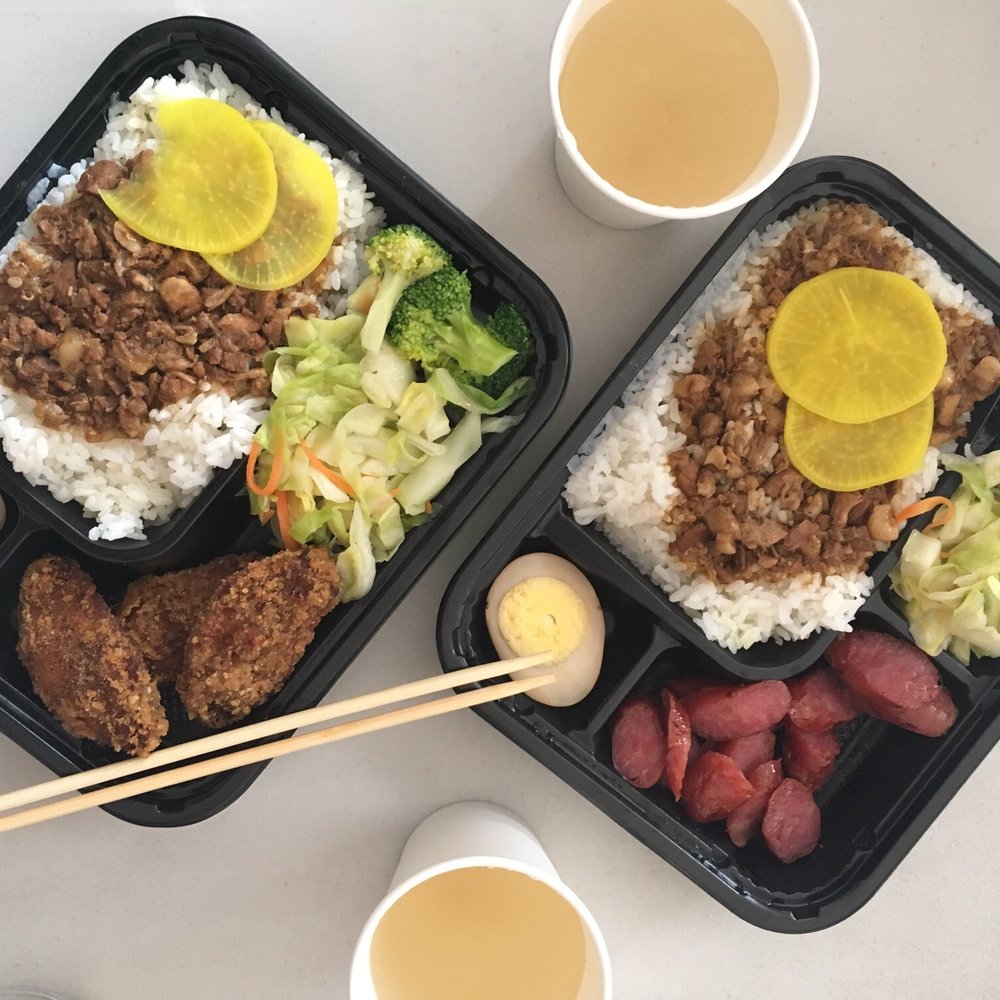 Taiwan Station - BBQ sausage and Crispy chicken wings Bento box with soup! - Taiwanese Near Me - Sunset Park, New York Taiwan Station - BBQ sausage and Crispy chicken wings Bento box with soup! - Taiwanese Near Me - Sunset Park, New York