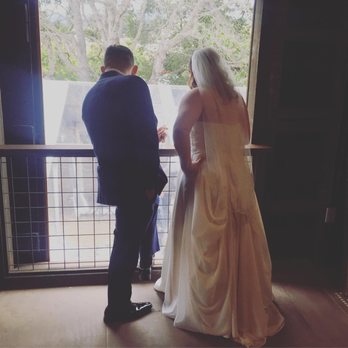 The Barns at Cooper Molera - Watching our wedding guests having a great time and catching our breath! - Venues & Event Spaces Near Me - Monterey, California