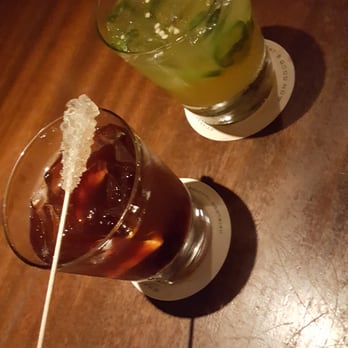 Seasons 52 - Old Fashion with rock candy and jalepeno mango cocktail - New American Near Me - Sarasota, Florida Seasons 52 - Old Fashion with rock candy and jalepeno mango cocktail - New American Near Me - Sarasota, Florida