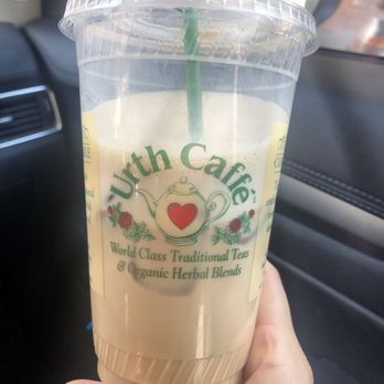 Urth Caffé - Orange - Supposed to be an Iced Spanish Latte (Strong) but just tastes like iced latte with lots of cream. Look at how light colored it is. - Coffee & Tea Near Me - Orange, California Urth Caffé - Orange - Supposed to be an Iced Spanish Latte (Strong) but just tastes like iced latte with lots of cream. Look at how light colored it is. - Coffee & Tea Near Me - Orange, California