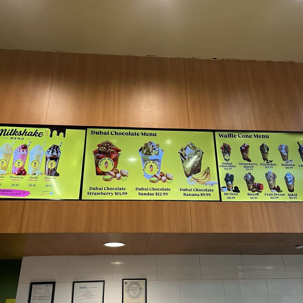 Bubble Waffle - Menu 6/2026 - Desserts Near Me - Roseville, California Bubble Waffle - Menu 6/2026 - Desserts Near Me - Roseville, California