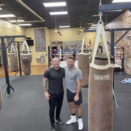 Two of the coaches, Tyson and Sean. These guys are awesome.