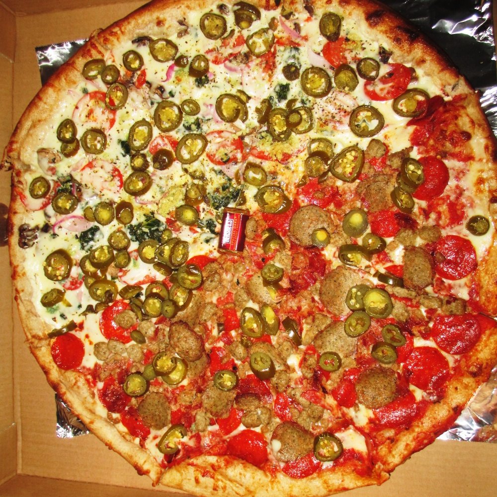 Roppolo's Pizzeria - See Hershey's Miniature Chocolate Bar for reference....22inch pie, half Rosalie and Godfather - damn good! - Pizza Near Me - Austin, Texas Roppolo's Pizzeria - See Hershey's Miniature Chocolate Bar for reference....22inch pie, half Rosalie and Godfather - damn good! - Pizza Near Me - Austin, Texas