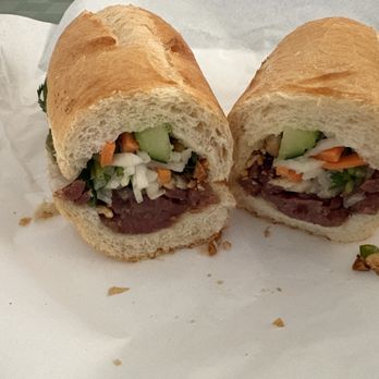Ba Le Sandwich Shop - BBQ Pork Banh Mi $7.50 (price as of March 2026) - Vietnamese Near Me - Alhambra, California