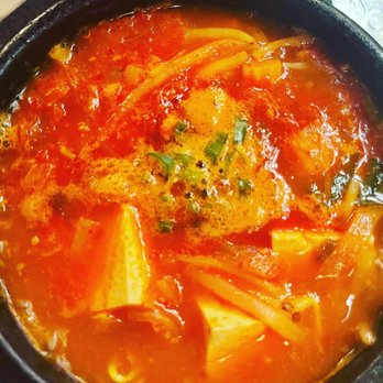 Fuchai - Spicy Kimchi Tofu Pot Soup - Korean Near Me - Miami, Florida Fuchai - Spicy Kimchi Tofu Pot Soup - Korean Near Me - Miami, Florida