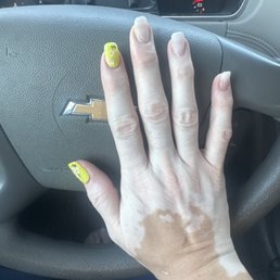 I ended up leaving when they just started clearing off my nails. The service is horrendous.