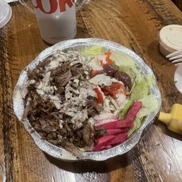 Shawarma plate