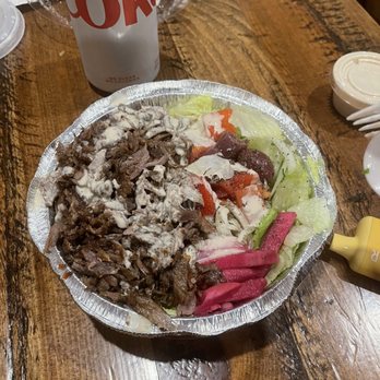 Mamoun's Falafel - Shawarma plate - Middle Eastern Near Me - Hoboken, New Jersey