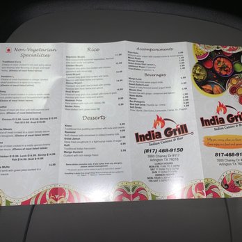 India Grill indian restaurant and bar - To Go Menu - Indian Near Me - Arlington, Texas India Grill indian restaurant and bar - To Go Menu - Indian Near Me - Arlington, Texas