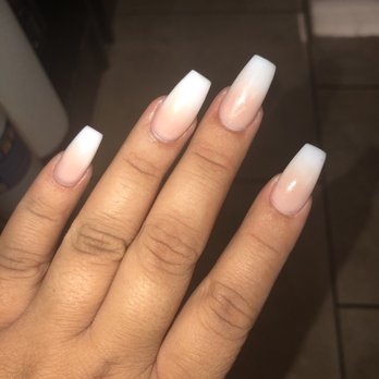 J Nails - Natural ombré stilettos set by Joe! - Nail Salons Near Me - San Antonio, Texas J Nails - Natural ombré stilettos set by Joe! - Nail Salons Near Me - San Antonio, Texas