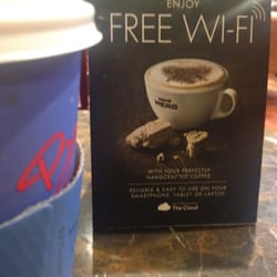 Caffe Nero - Free Wifi in Nero. Makes for a good mobile office.