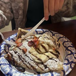 Happy Sweet Nutella Crepe Happy Sweet Nutella Crepe