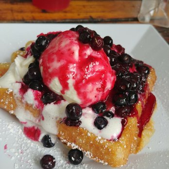 The Waffle Window - Huckleberry and lemon panna cotta Special of the day - Breakfast & Brunch Near Me - Portland, Oregon The Waffle Window - Huckleberry and lemon panna cotta Special of the day - Breakfast & Brunch Near Me - Portland, Oregon