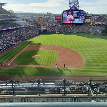 Coors Field - View from our seats. - Stadiums & Arenas Near Me - Denver, Colorado