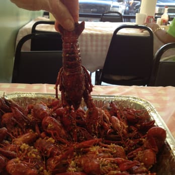 Cajun Crawfish - July 6, 2012 look at the size of that one! - Cajun/Creole Near Me - Houston, Texas