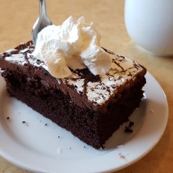 The Boondocks Grill - Triple Chocolate Fudge cake.