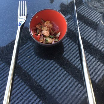 Neptune - Palette cleanser and really cool silverware - Seafood Near Me - Cabo San Lucas, BCS