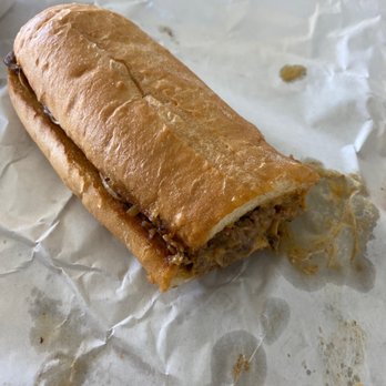 Phila Deli - Cheesesteak with onions,  mushrooms and cheese wiz.  Bomb!!!!! - Cheesesteaks Near Me - Glendale, Arizona