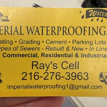 Imperial Waterproofing, Inc. - Masonry/Concrete Near Me - Mayfield Heights, Ohio Imperial Waterproofing, Inc. - Masonry/Concrete Near Me - Mayfield Heights, Ohio