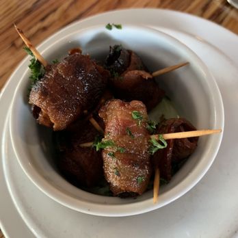 Kinley's Restaurant & Bar - Fried Bacon Wrapped Dates - New American Near Me - Anchorage, Alaska Kinley's Restaurant & Bar - Fried Bacon Wrapped Dates - New American Near Me - Anchorage, Alaska