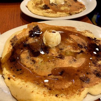 Eggs N'at - Banana chocolate chip pancakes  delicious! - Breakfast & Brunch Near Me - Coraopolis, Pennsylvania