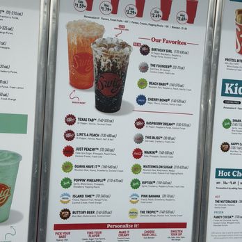 Swig - Menu board - Desserts Near Me - Salt Lake City, Utah