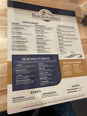 Menu photo 5 Backwaters North Redington Beach, FL