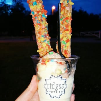Ridges Churro Bar - Fruity pebble sundae, $7 - Food Trucks Near Me Ridges Churro Bar - Fruity pebble sundae, $7 - Food Trucks Near Me