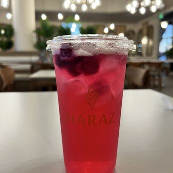 Haraz Coffee House - Mango Dragonfruit Refresher, 20 oz. - Desserts Near Me - Fremont, California Haraz Coffee House - Mango Dragonfruit Refresher, 20 oz. - Desserts Near Me - Fremont, California