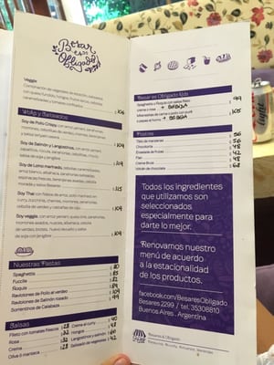 Menu photo 2 Besar es Obligado Buenos Aires, C