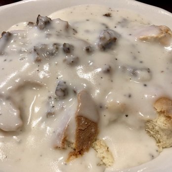 Skipper's - Biscuit and sausage gravy. - New American Near Me - Kemah, Texas Skipper's - Biscuit and sausage gravy. - New American Near Me - Kemah, Texas