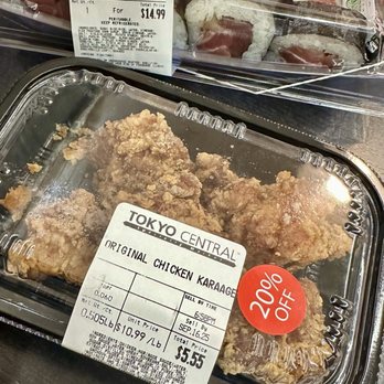 Tokyo Central - Karaage & Bluefin Tuna. 20% off after 7PM. ( ^_^)b - International Grocery Near Me - West Covina, California Tokyo Central - Karaage & Bluefin Tuna. 20% off after 7PM. ( ^_^)b - International Grocery Near Me - West Covina, California