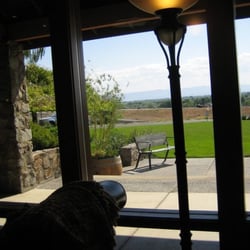 Sagelands Vineyard - Looking out the tasting room