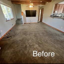 Before photo (old carpet) Before photo (old carpet)