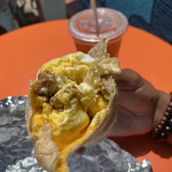Flake - Turkey Sausage Burrito! - Breakfast & Brunch Near Me - Venice, California Flake - Turkey Sausage Burrito! - Breakfast & Brunch Near Me - Venice, California