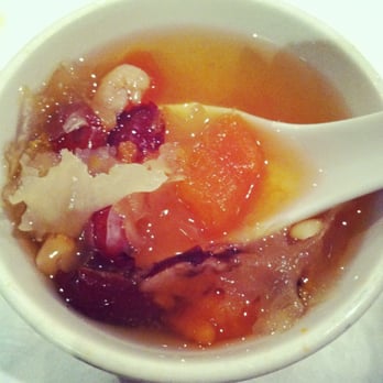 New Sky Restaurant - Papaya & Snow Fungus Dessert Soup - Chinese Near Me - Toronto, Ontario