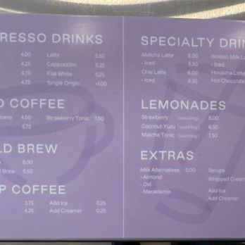 Three Fields Coffee - Menu - Coffee & Tea Near Me - Alhambra, California