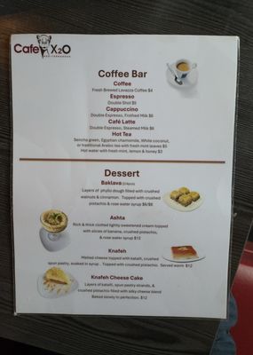 Menu photo 1 Cafe X2O, Claremont Claremont, CA