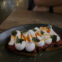 Libertee Grounds - Whipped ricotta garlic toast