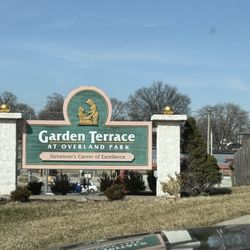Garden Terrace At Overland Park - The most ironic sign that ever existed... center of excellence .... NOPE