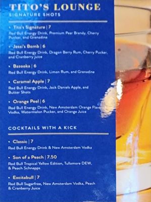 Menu photo 7 Tito's Lounge Urbandale, IA Menu photo 7 Tito's Lounge Urbandale, IA