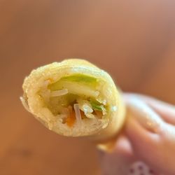 Teriyaki Experience - Cross-section of my spring roll