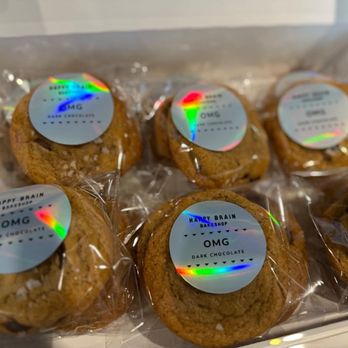 Happy Brain Bakeshop - OMG dark chocolate chip cookies - Desserts Near Me - Glendale, California