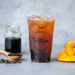 Tastea - Bootea Shaker - Mango, Peach, Pineapple Black Tea with Black Jelly
