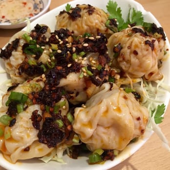 Duck Wong - Wontons in chili oil ($6) - Cantonese Near Me - Brooklyn, New York Duck Wong - Wontons in chili oil ($6) - Cantonese Near Me - Brooklyn, New York