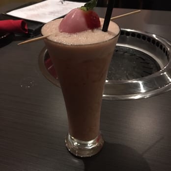 Kanpai - Forgot the name but It's vodka infused with strawberry yogurt with Mochi ice cream and fresh strawberry - Sushi Bars Near Me - Boca Raton, Florida Kanpai - Forgot the name but It's vodka infused with strawberry yogurt with Mochi ice cream and fresh strawberry - Sushi Bars Near Me - Boca Raton, Florida
