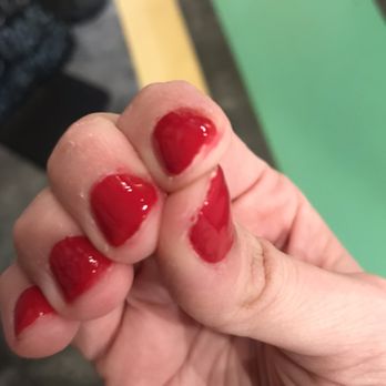 Nail of Capri - Sloppiest manicure ever looks worse then if a child did it - Nail Salons Near Me - Suwanee, Georgia Nail of Capri - Sloppiest manicure ever looks worse then if a child did it - Nail Salons Near Me - Suwanee, Georgia